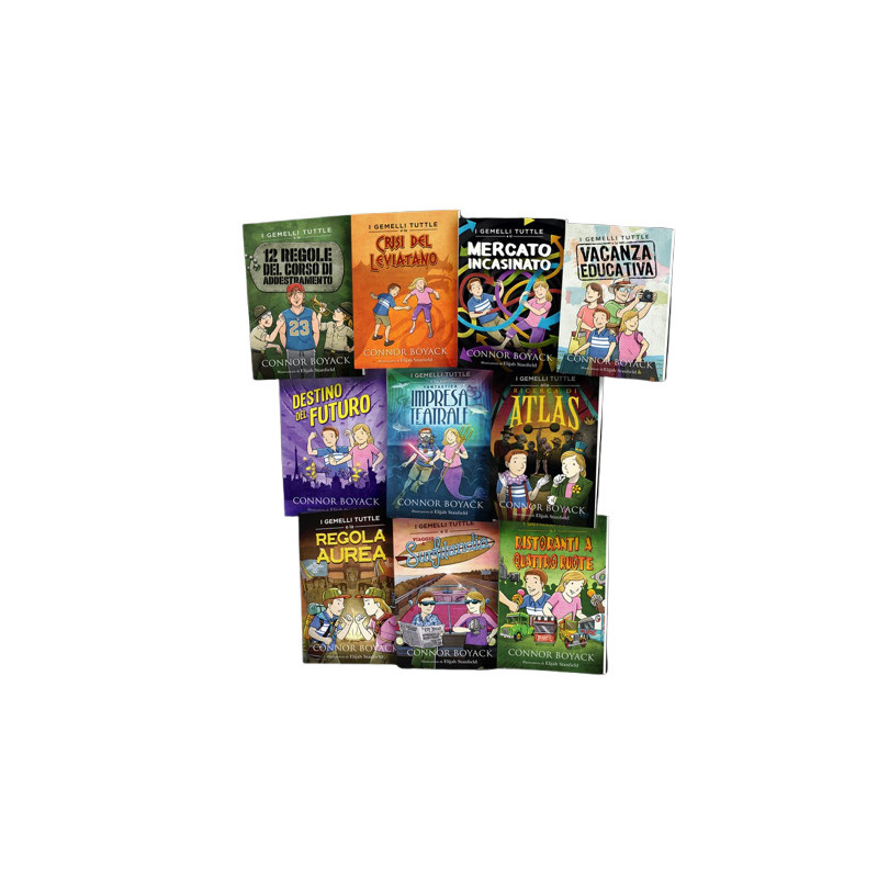 Pacchetto Ultimi 10 libri Gemelli Tuttle (4-13)